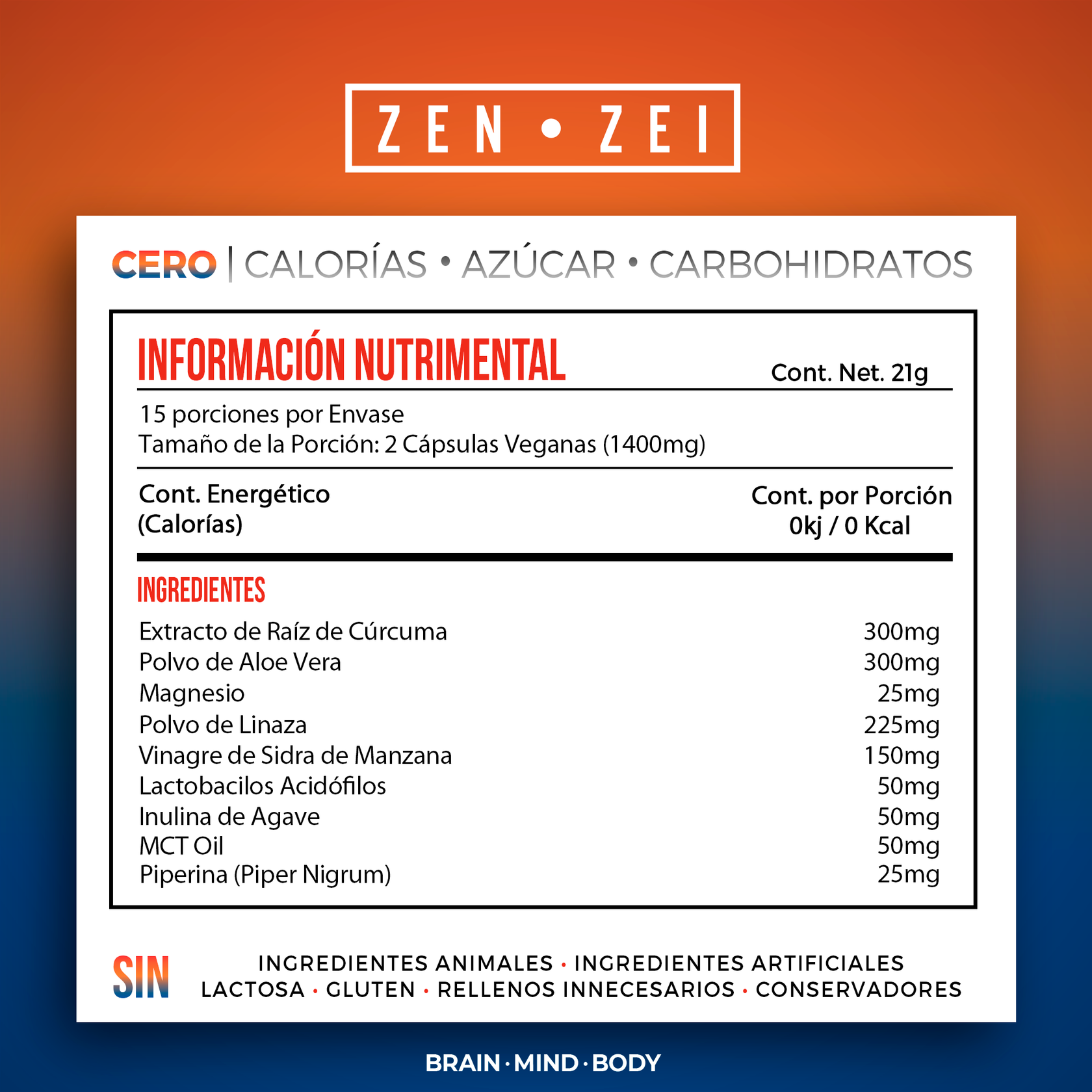 ZEN•ZEI — LOS SUPLEMENTOS INTELIGENTES DE MÉXICO